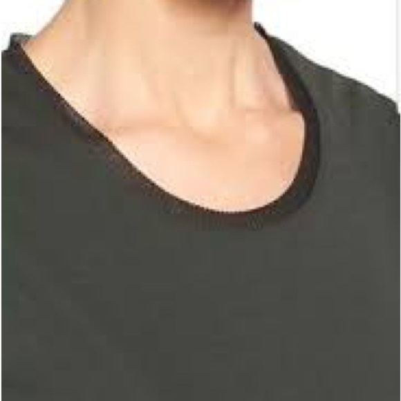 Elie Tahari Isolde Sleeveless Draped Dress in Camouflage Olive Green, Size XS - Picture 11 of 14